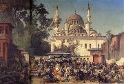 Germain-Fabius Brest View of Constantinople oil painting